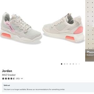 Jordan Women’s MA2 Sneaker Light Bone Sunset Pulse